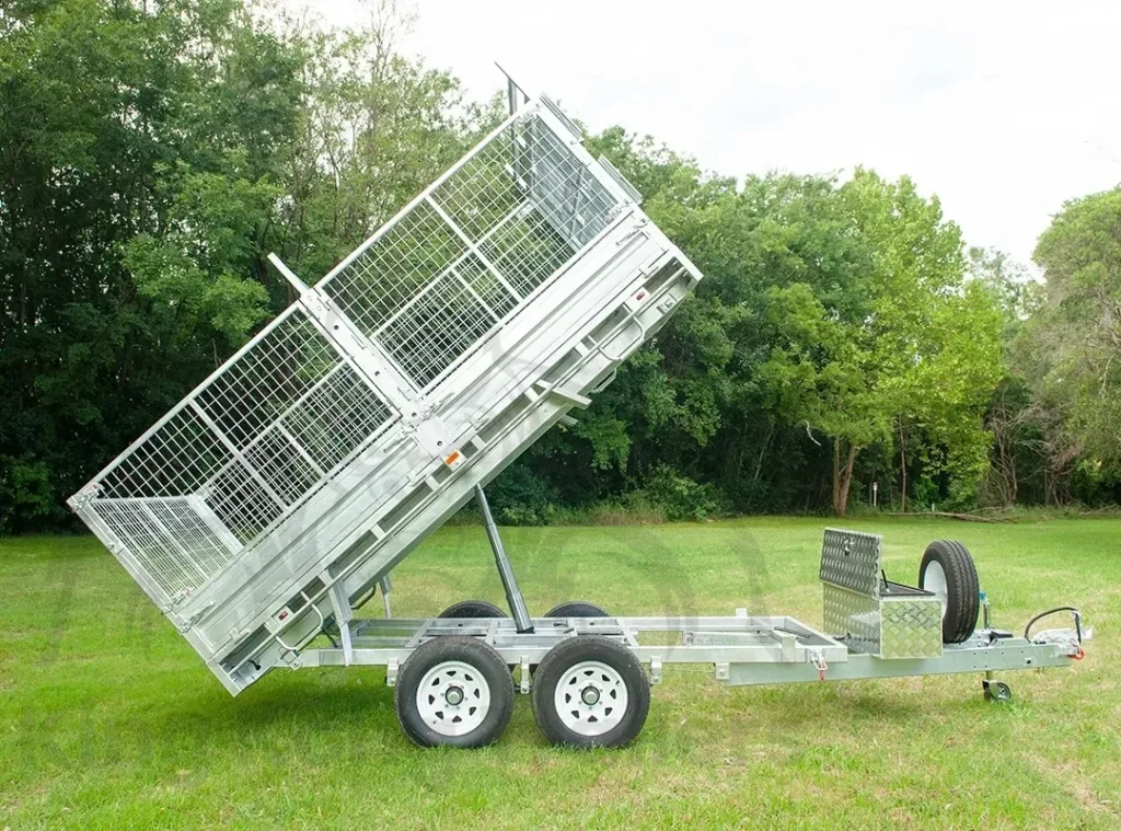 King Kong Trailers - 12 X 7 Hydraulic Tipper Hot-Dip Galvanised Flat Top Trailer 3500kg Atm