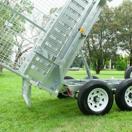 KKT-TP105H3500 - 10×5 Tandem Axle Hydraulic Tipper Galvanised Box Trailer 3500kg ATM