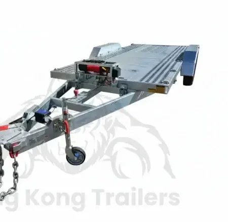 KKT-CT16 Punch Floor - Tandem Axle Car Trailer - Deck size 16.4×6.6ft (5X2m) 3500KG ATM