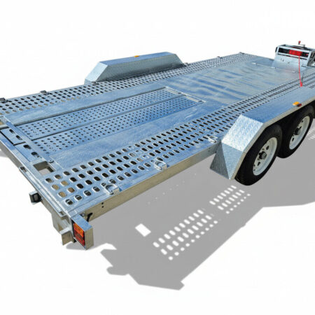 KKT-CT16 Punch Floor - Tandem Axle Car Trailer - Deck size 16.4×6.6ft (5X2m) 3500KG ATM