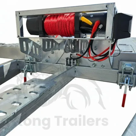 KKT-CT16 Punch Floor - Tandem Axle Car Trailer - Deck size 16.4×6.6ft (5X2m) 3500KG ATM