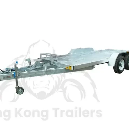 KKT-CT16- Checker Plate - Tandem Axle Car Trailer - Deck size 16.4×6.6ft (5X2m) 3500KG ATM