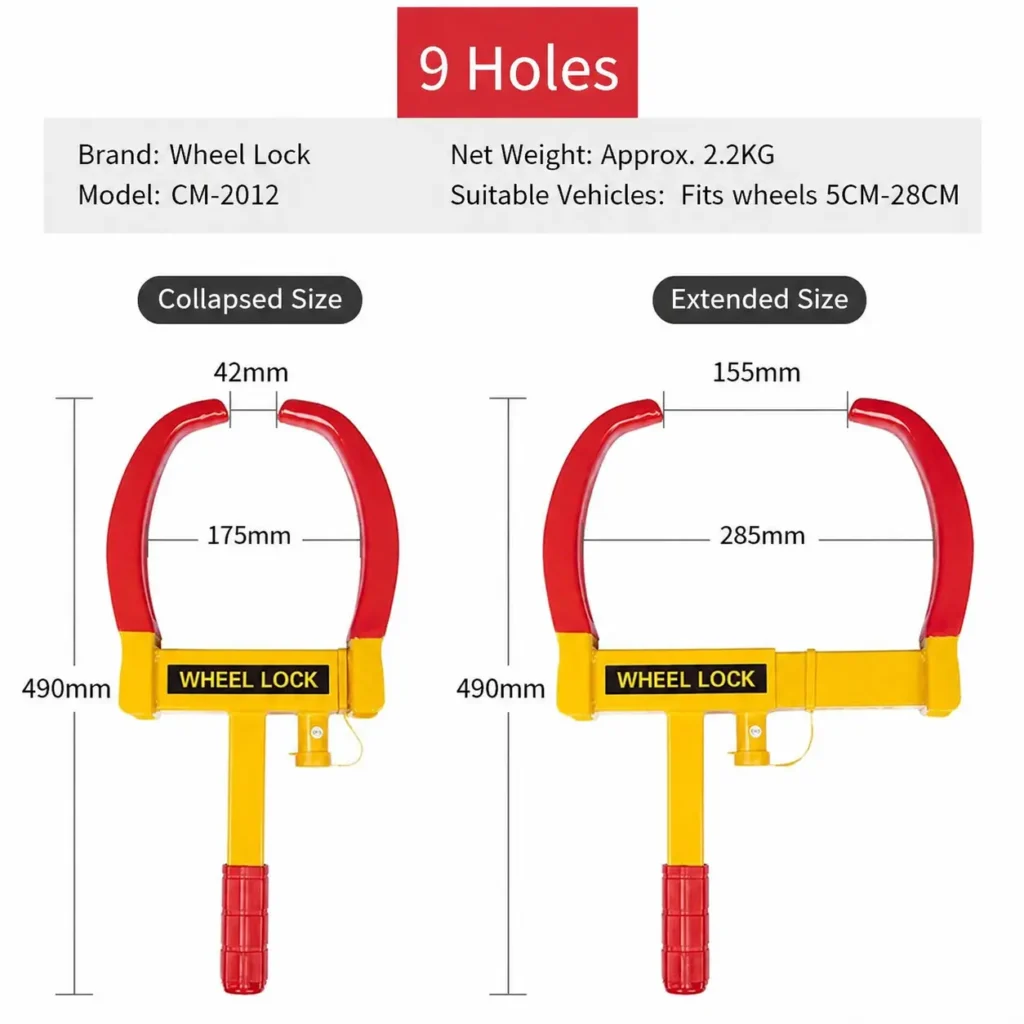 Heavy Duty Wheel Clamp