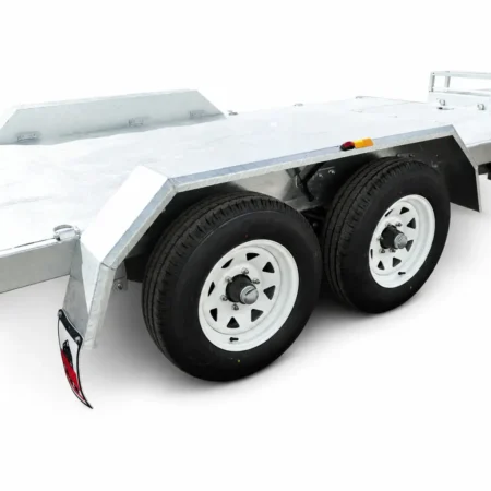 KKT-CT16TP1 Checker Plate - Hydraulic Tipper Car Trailer - Deck size 16.4×6.6ft (5X2m) 3500KG ATM