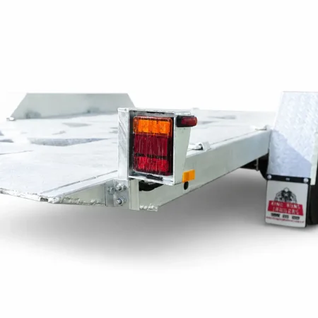 KKT-CT16TP1 Checker Plate - Hydraulic Tipper Car Trailer - Deck size 16.4×6.6ft (5X2m) 3500KG ATM