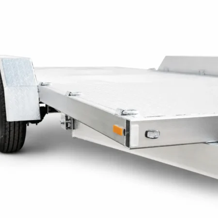 KKT-CT16TP1 Checker Plate - Hydraulic Tipper Car Trailer - Deck size 16.4×6.6ft (5X2m) 3500KG ATM