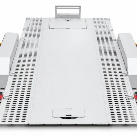 KKT-CT16TP1Punch Floor-4200 - Hydraulic Tipper Car Trailer - Deck size 16.4×6.6ft (5X2m) 4200KG ATM