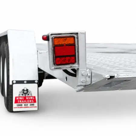 KKT-CT16TP1Punch Floor-4200 - Hydraulic Tipper Car Trailer - Deck size 16.4×6.6ft (5X2m) 4200KG ATM