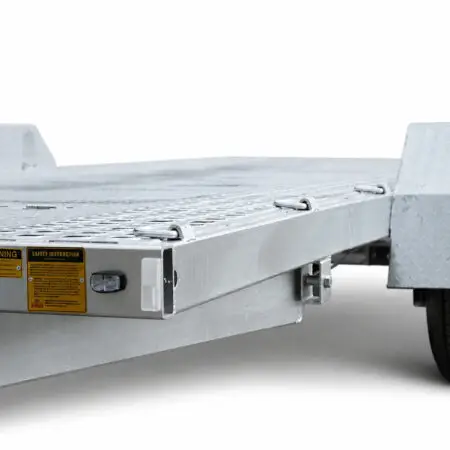 KKT-CT16TP1Punch Floor-4200 - Hydraulic Tipper Car Trailer - Deck size 16.4×6.6ft (5X2m) 4200KG ATM