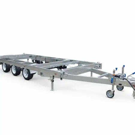 KKT-TCT204500-20ft Tri-Axle Container Trailer 4500KG ATM