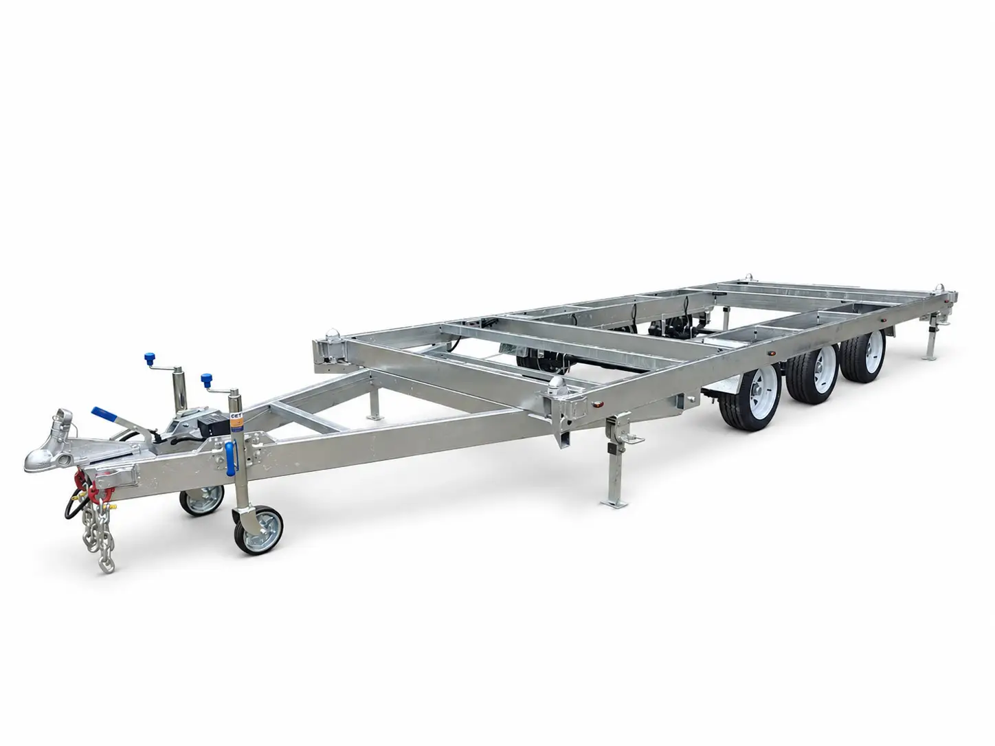 KKT-TCT204500-20ft Tri-Axle Container Trailer 4500KG ATM