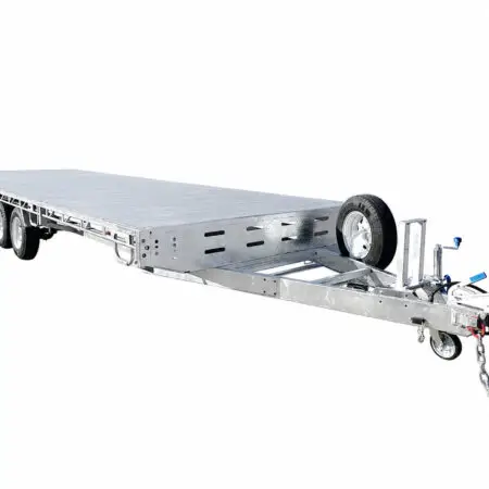 KKT-FT2384500-23×8 (7×2.4m) Tri-Axle Flat Top/ Flat Deck Trailer 4500kg ATM
