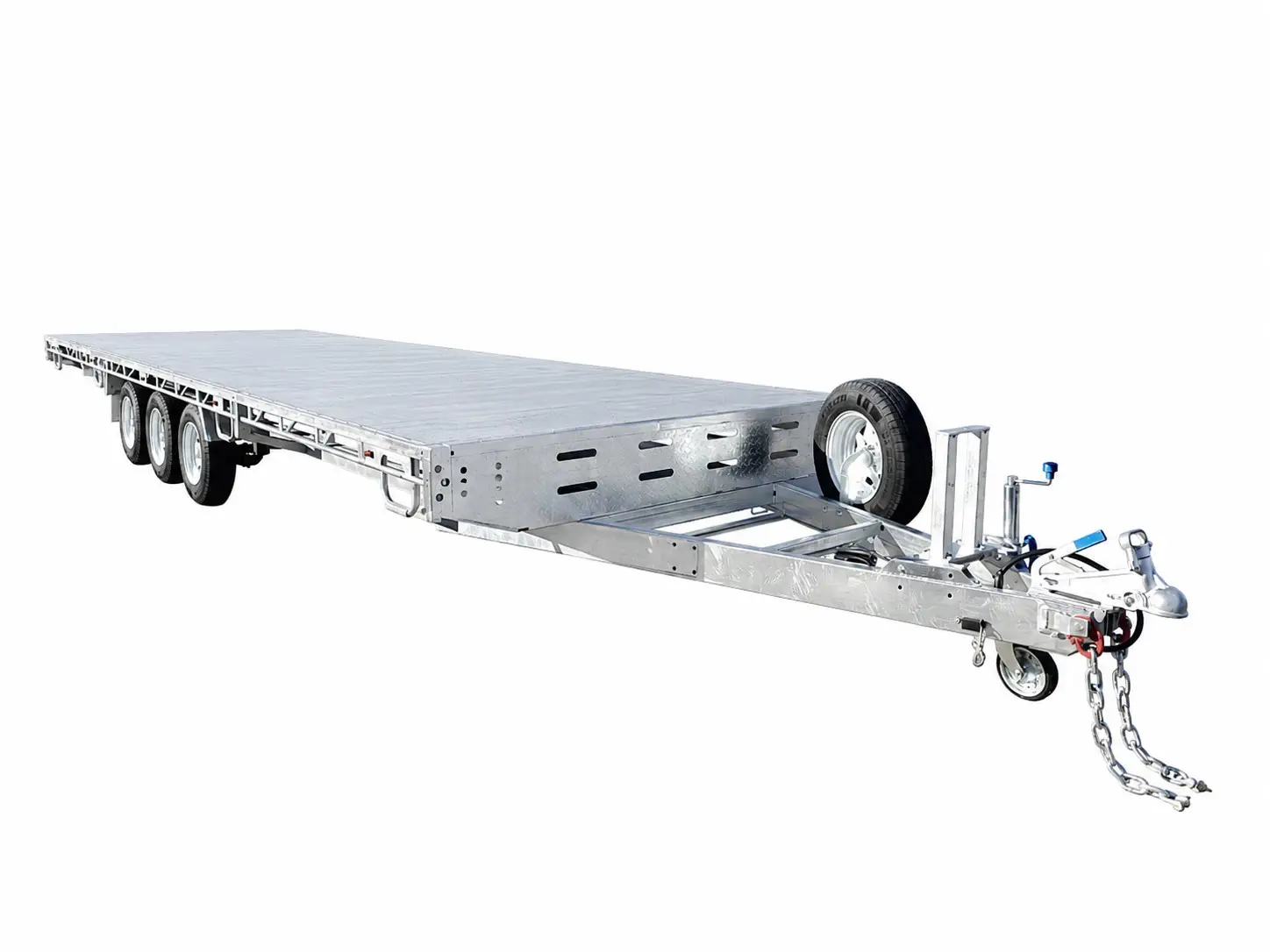 KKT-FT2384500-23×8 (7×2.4m) Tri-Axle Flat Top/ Flat Deck Trailer 4500kg ATM