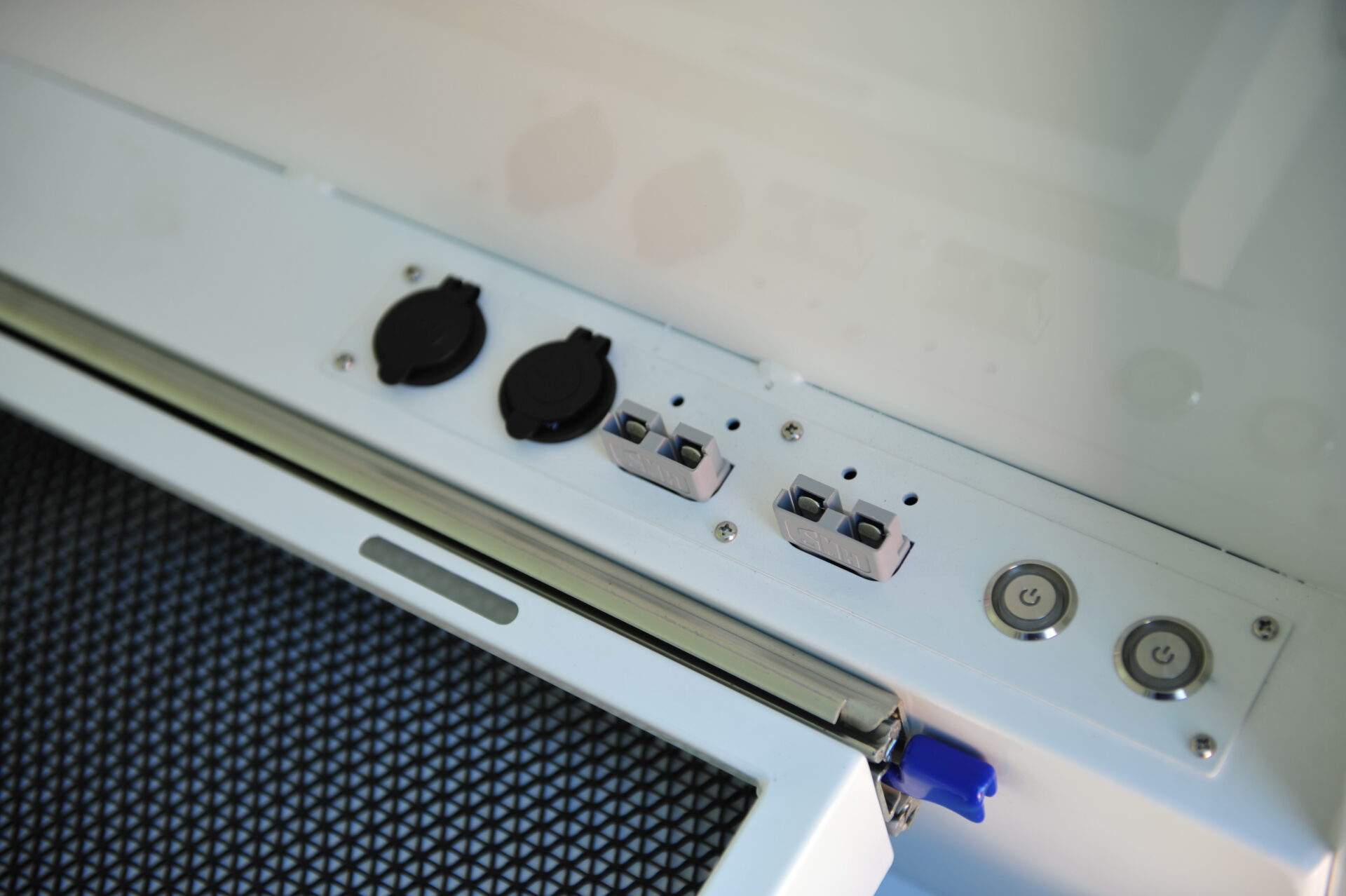 Drawer-Mounted 12V Power Panel