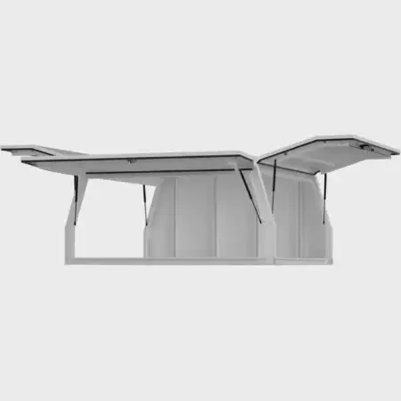 Trade King 3-Door Full Access Jack-Off Canopy 1800×1775×850 – White