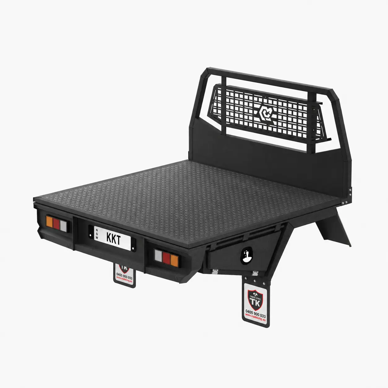 Trade King Base Tray 1850mm – Dual Cab Ute – Black
