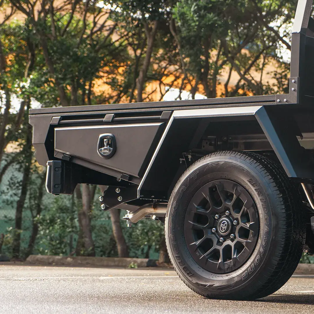 Trade King Base Tray 1850mm – Dual Cab Ute – Black