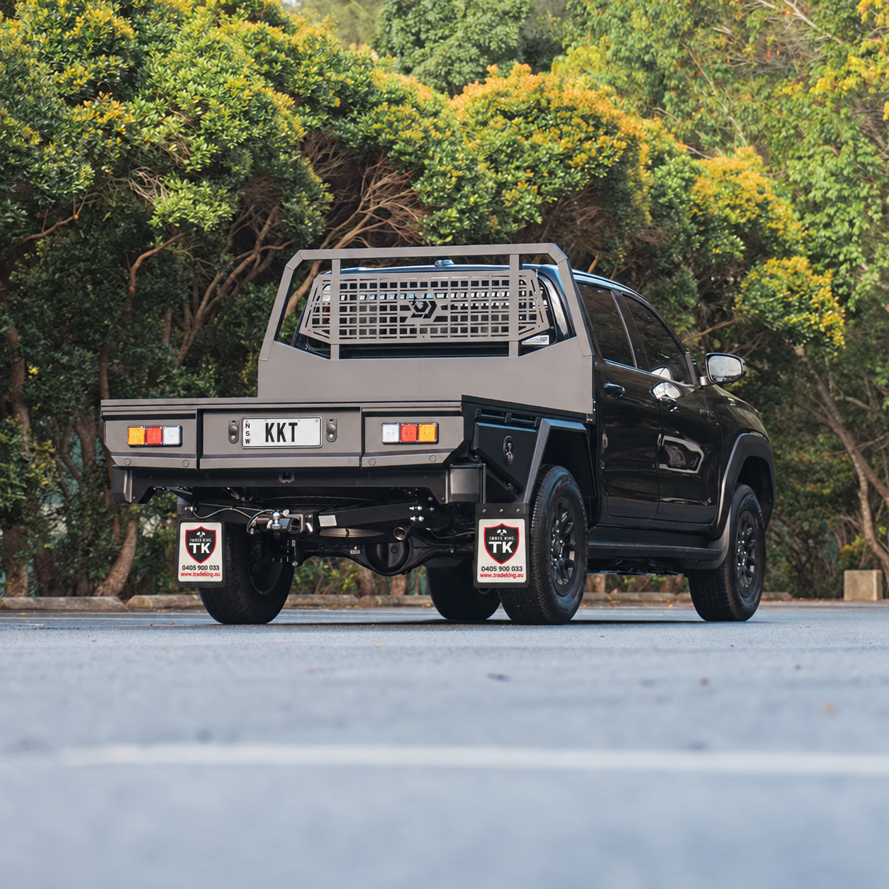Trade King Base Tray 1850mm – Dual Cab Ute – Black