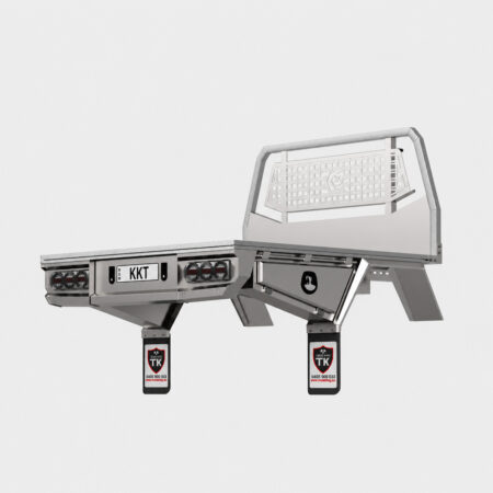 Trade King Base Tray 1850mm – Dual Cab Ute – Raw Alloy