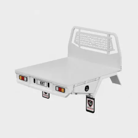 Trade King Base Tray 1850mm – Dual Cab Ute – White