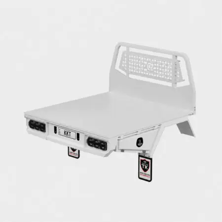 Trade King Base Tray 1850mm – Dual Cab Ute – White