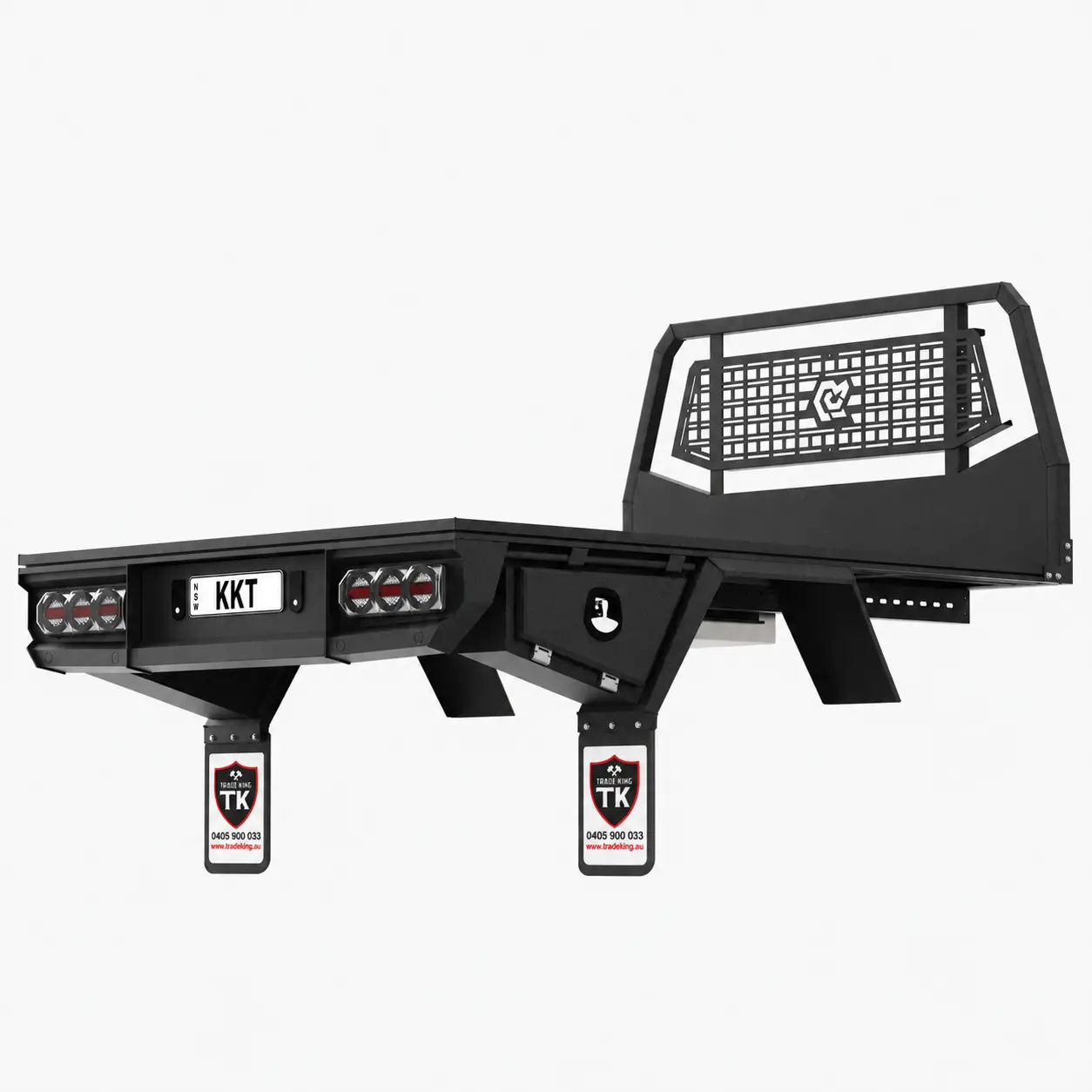 Trade King Base Tray 2450mm – Single Cab Ute – Black