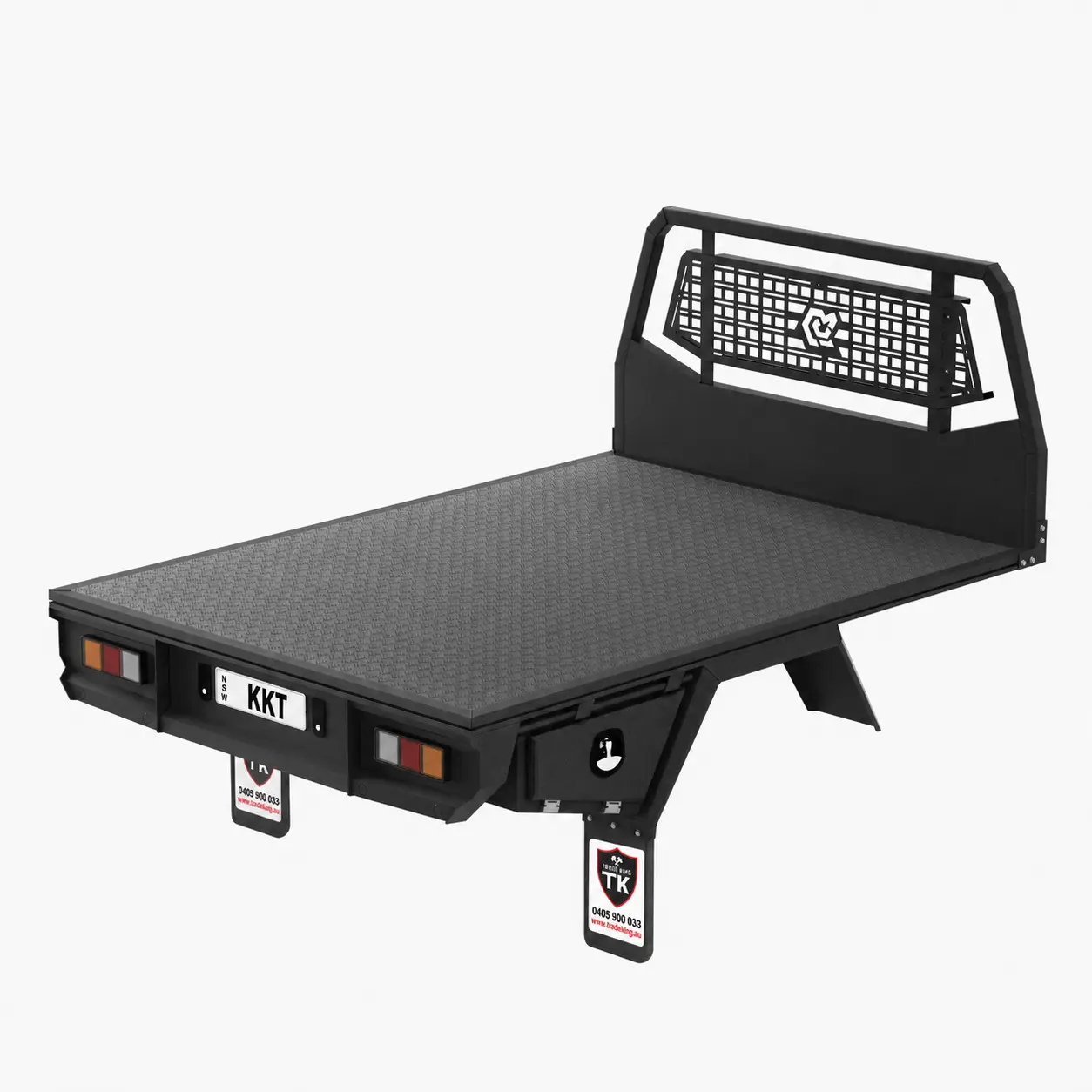 Trade King Base Tray 2450mm – Single Cab Ute – Black