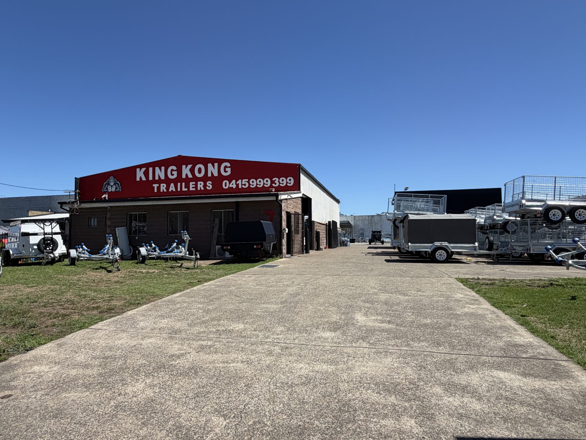 King Kong Trailers Penrith Headquarters branch exterior